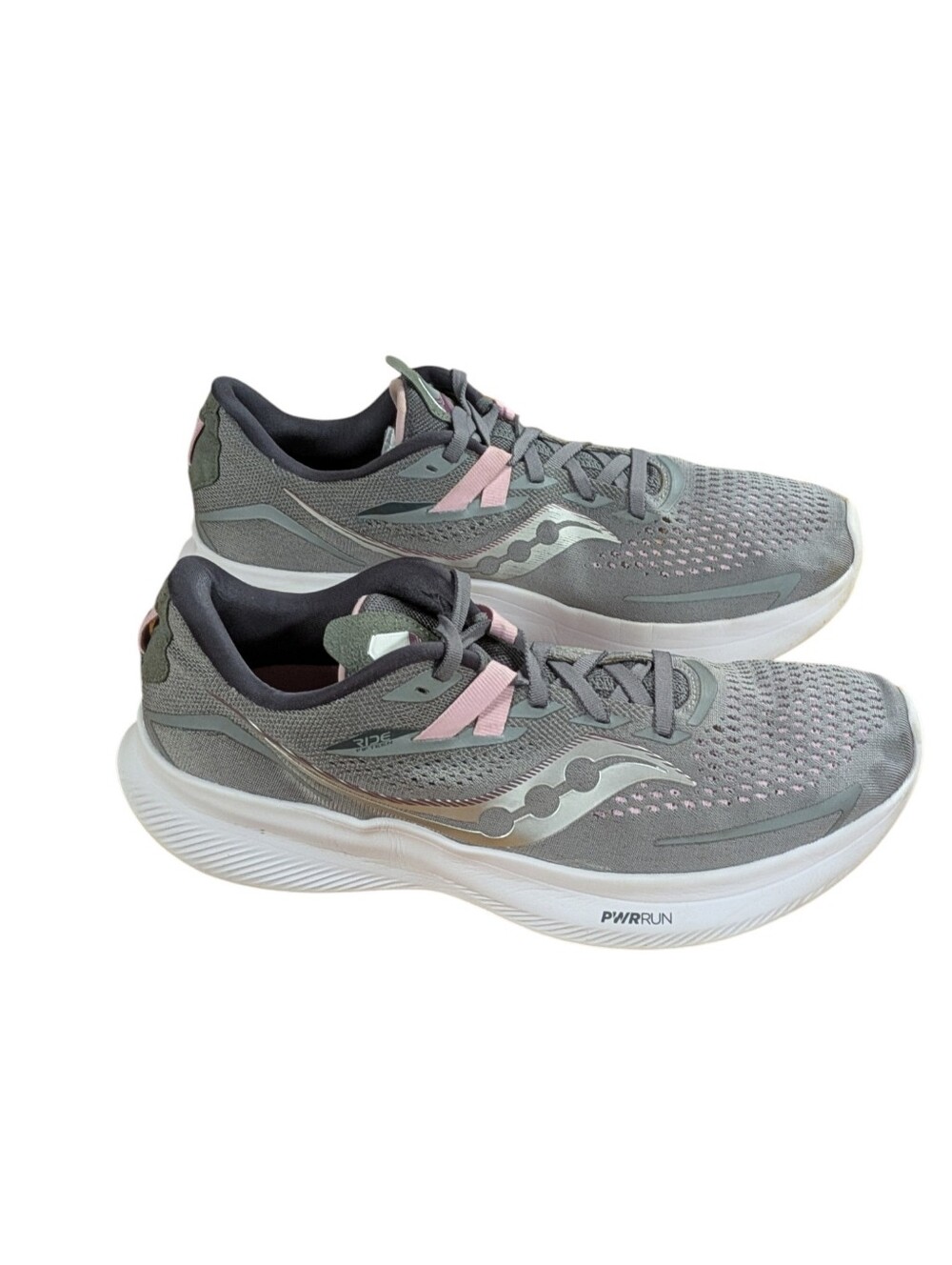 Saucony Ride 15 Womens Running Shoes Gray Size 11 - Picture 2 of 13